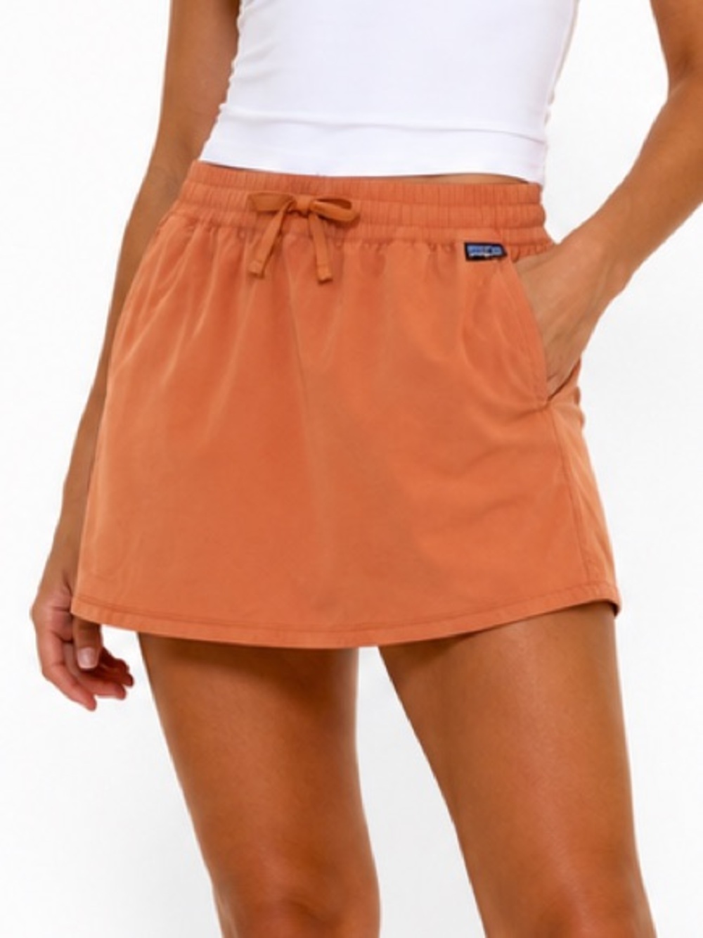 Patagonia Outdoor Everyday Skort Terracotta Built In Shorts Small CKB063